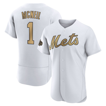 New York Mets #6 Jeff Mcneil Mlb Golden Brandedition Black Jersey