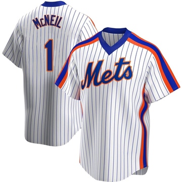 Autographed New York Mets Jeff McNeil Fanatics Authentic White #1 Nike  Replica Jersey