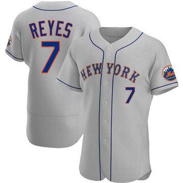 Majestic Jose Reyes #7 New York Mets Black Sewn Jersey Kids 10/12