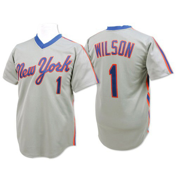 100% Authentic Mitchell & Ness 1987 Mookie Wilson NY Mets Jersey Sz 48  XL