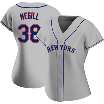 Tylor Megill #38 - Team Issued White Pinstripe Jersey - 2022 Season