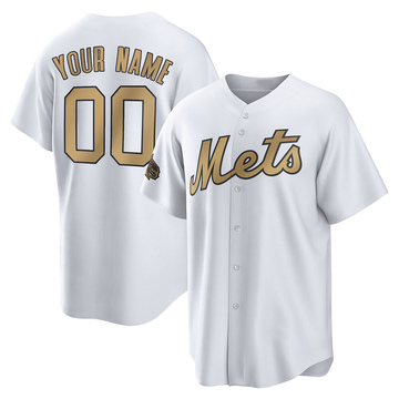 New York Mets Home Authentic Custom Jersey - White Custom Jerseys Mlb -  Dingeas