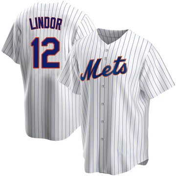 Nike / Men's New York Mets Francisco Lindor #12 Grey Cool Base Replica  Jersey