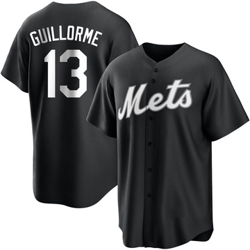 Luis Guillorme #13 - Game Used Jackie Robinson Day Jersey and Hat Combo -  0-3, BB - Mets vs. Athletics - 4/15/23