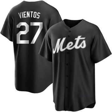 Mark Vientos #21 - Game Used White Pinstripe Jersey - Roberto